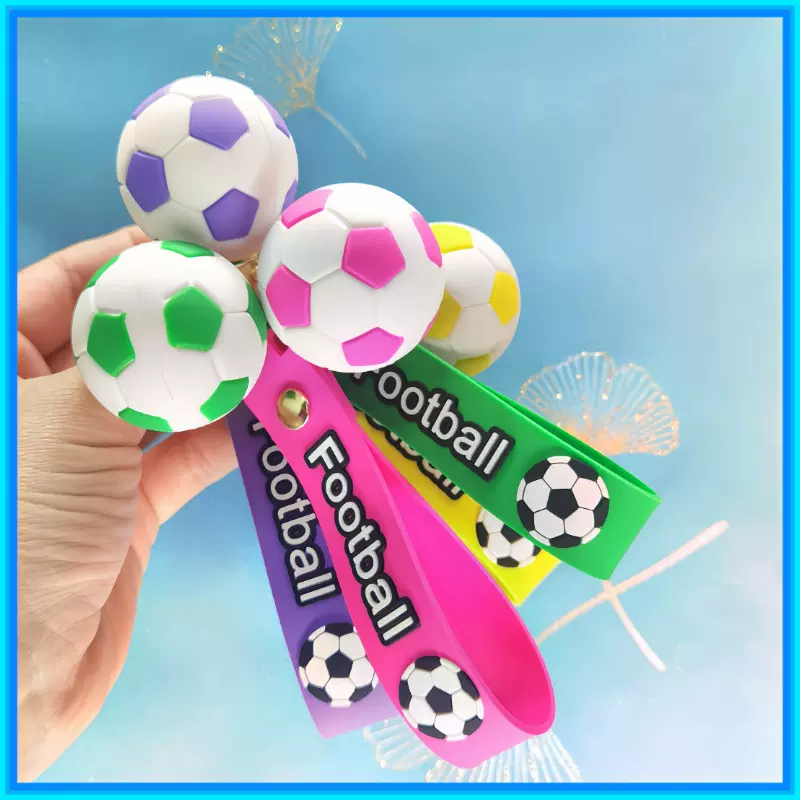 2026美加墨世界杯主题产品仿真足球钥匙扣吉祥物周边3D立体挂件