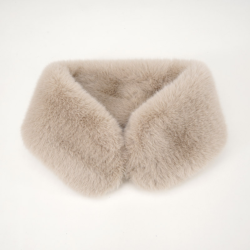 Warmer Kunstfellschal Für Damen Im Korean Style Winter Accessoire_voghion.com