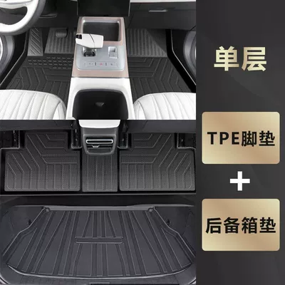 Applicable to Qiyuan Q05 Foot Pad 25 TPE Special 2024 Original Main Driving Carpet Pad Auto Accessories New (Universal Foot Pad) - original-abrasion-resistanttpe-floor-mats-trunk-mat-qiyuan-q05single-layer-seriesspecial