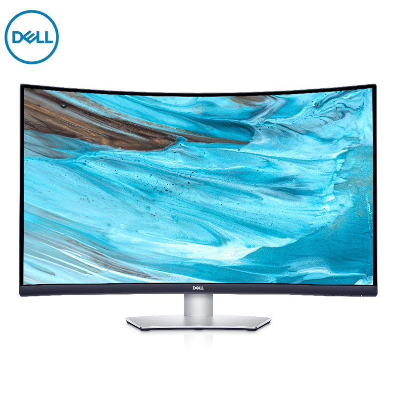 Dell/戴爾 S3221QS 31.5英寸4k曲面護眼窄邊框升降旋轉電腦顯示屏