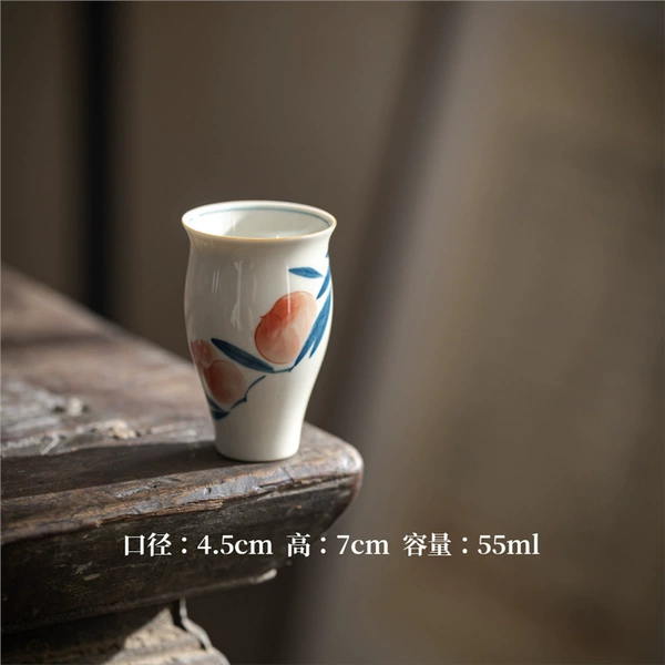 Hand-painted - Shou Tao - Pinxiang Cup