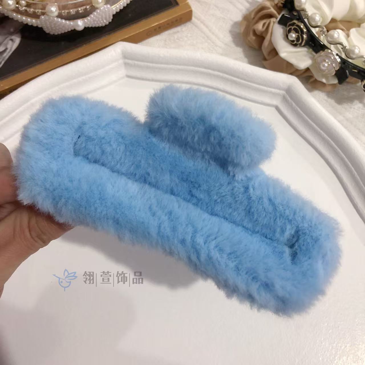 13cm 정사각형 원(10#파란색)