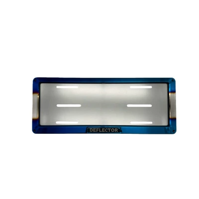 License plate holder/license plate holder Manufacturer: Cross-Border Aluminum Alloy License - baked-blue-1-piece