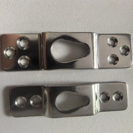 相框暗挂不锈钢1.6厚 曲挂片6孔暗挂 不锈钢挂片厂家