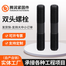8.8级10.912.9高强度双头螺柱螺纹螺杆头螺栓35Crmo双头螺丝