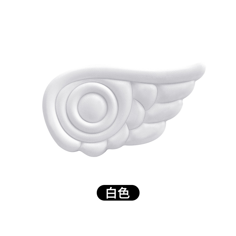 Ángel alas corteza confortable almohadilla de ratón soporte de teclado escritorio de computadora memoria almohadilla de muñeca de algodón de silicona soporte de mano