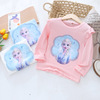 Cotton T-shirt, children's nail sequins, long-sleeve, jacket, long sleeve, autumn, western style, children's clothing