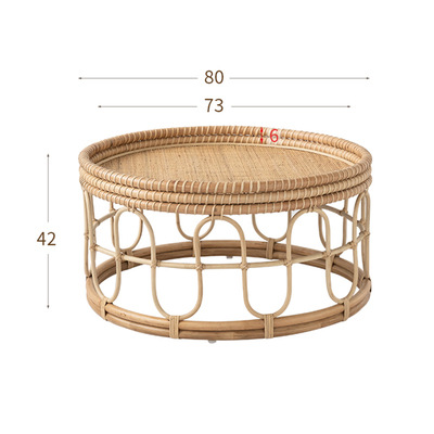 G 대형 티 테이블 80*42