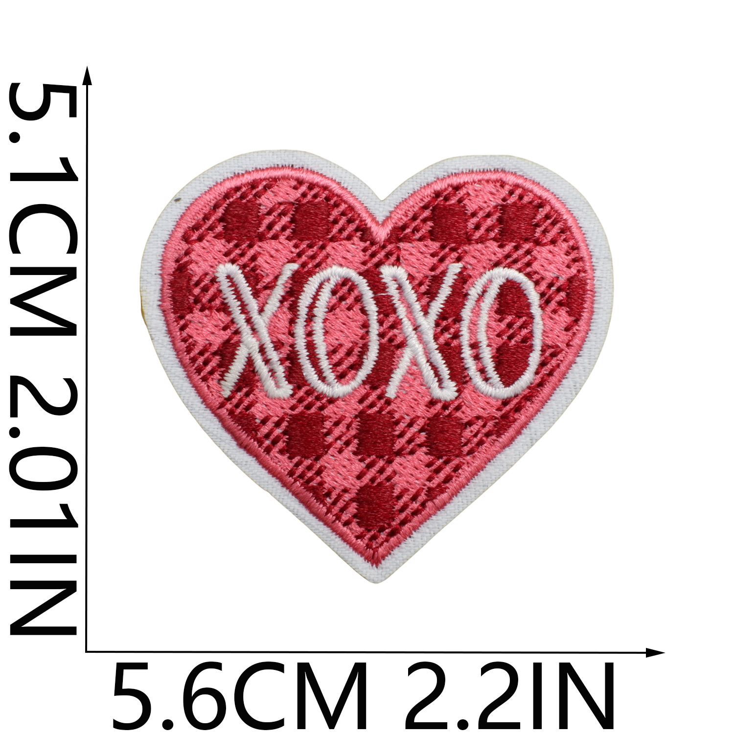 3g Weight Clothing Sticker Patches Classification 1 Piece Quantity Dacron thread Material Valentine'S Day Festival Heart Shape Pattern Casual, Elegant, Simple Style Style Embroidery Craft 1 Piece Casual Elegant Simple Style Heart Shape Dacron Thread Clothing Sticker Patches 12