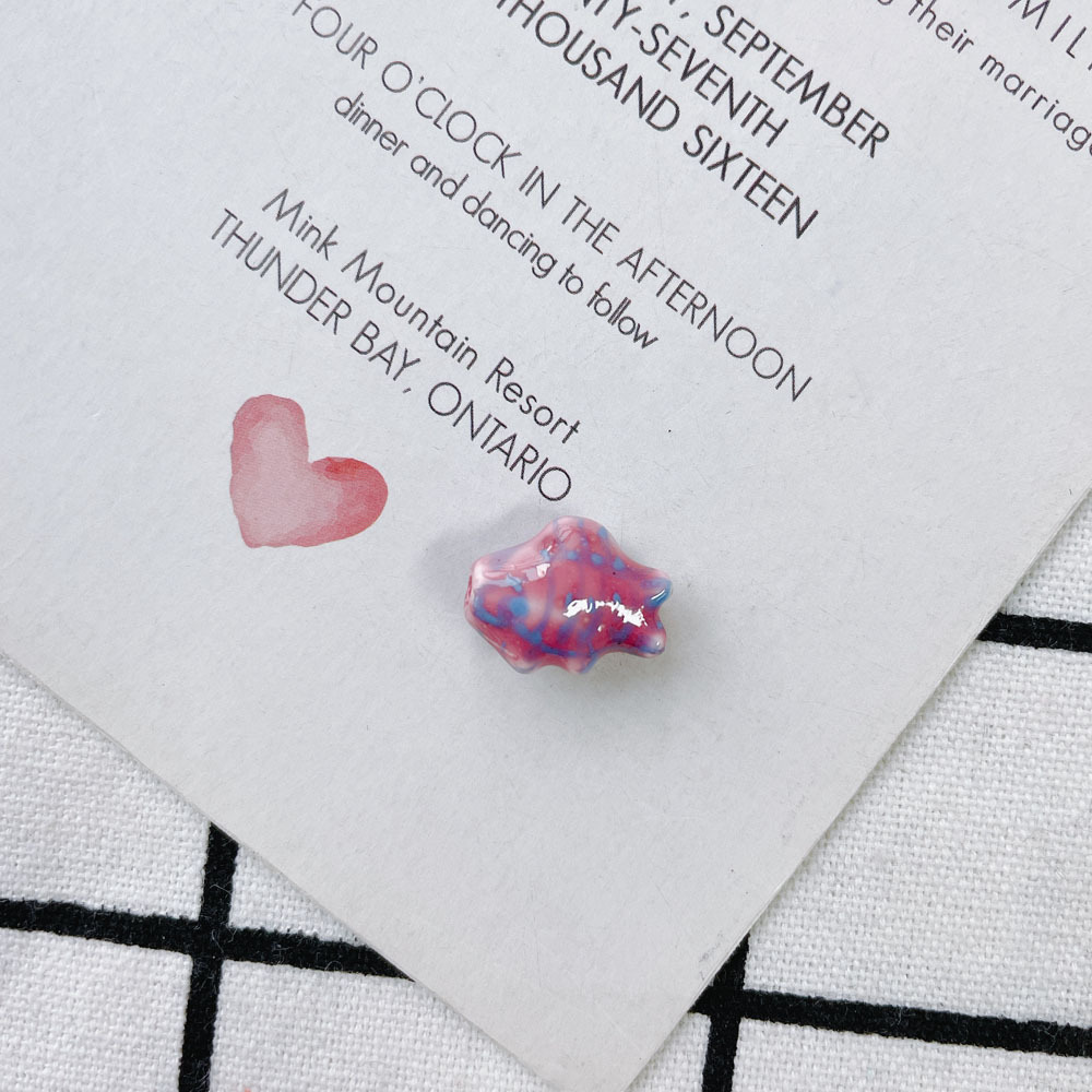 10 PCS/Package 15*12mm Ceramics Fish Jewelry Accessories Beads display picture 6