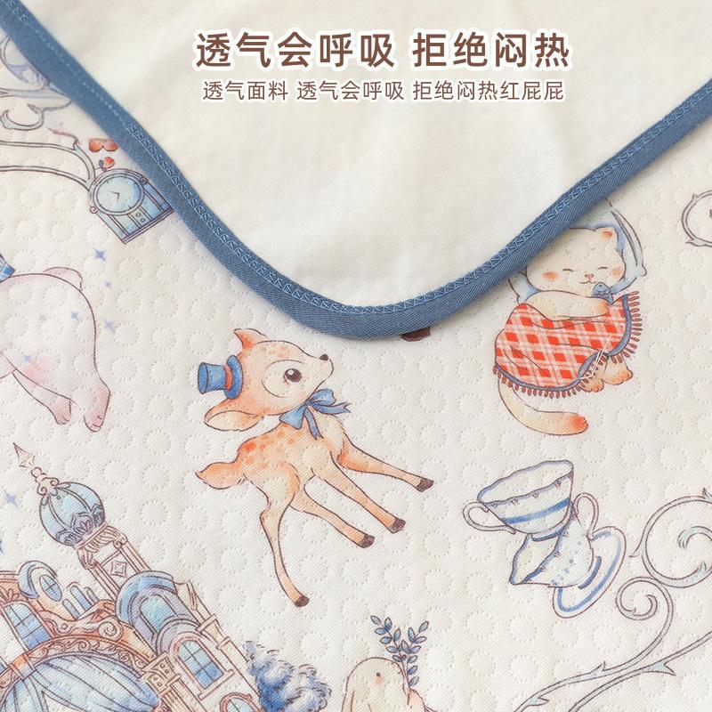 Newborn Class a Baby 4-Layer Pure Cotton Diaper Pad Breathable Baby Mattress Waterproof Washable Baby Bed Sheetss Wholesale
