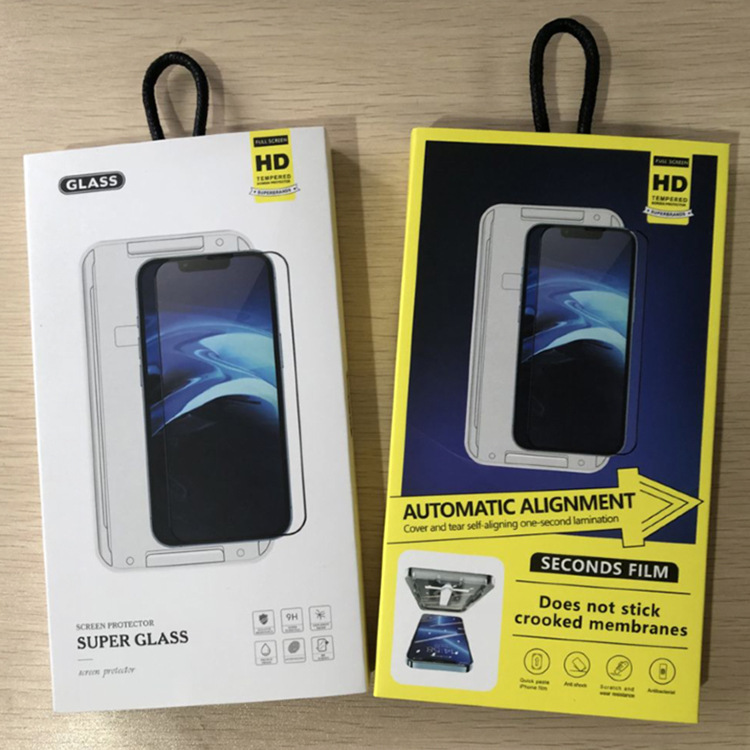 Tempered Film Second Film Packaging Box Suitable for Apple Series 11 1213pro Tempered Film Second Film Packaging Box