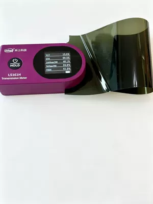 heat insulation film, specifically for: Automotive Film - black-olive-green-vlt15