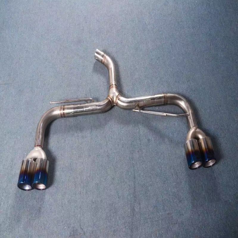 Golf 6 7.5 7 8 Scirocco Car Exhaust Pipe Upgrade Tail Section Swallowtail Dual Outlet Quad Outlet Middle Outlet Accessories