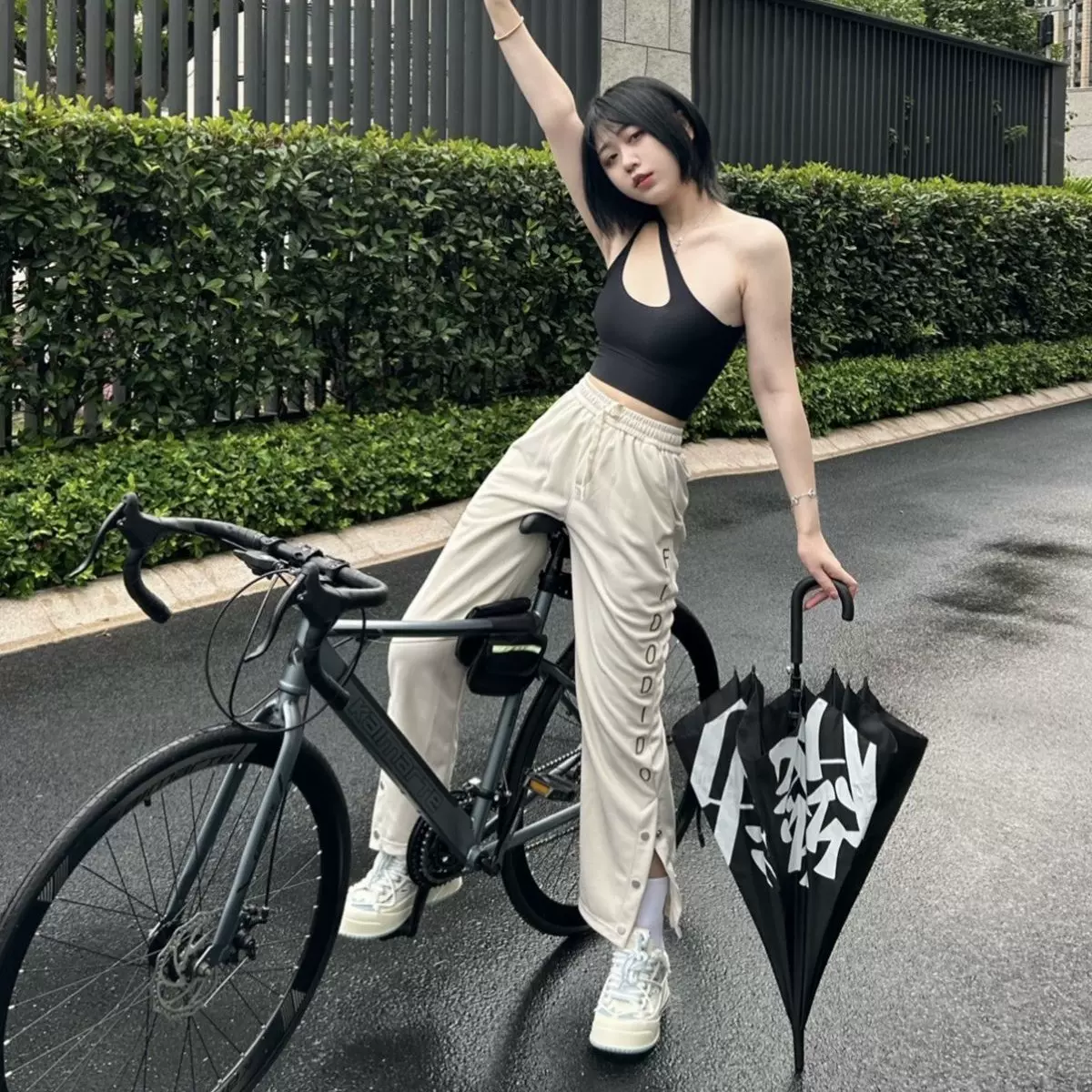 厂家凯玛特自行车公路车弯把山地车碟刹成人男女变速轻便骑行竞