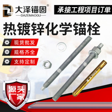 8.8级热镀锌化学锚栓后切式机械锚栓定型锚栓热浸锌后扩底锚栓