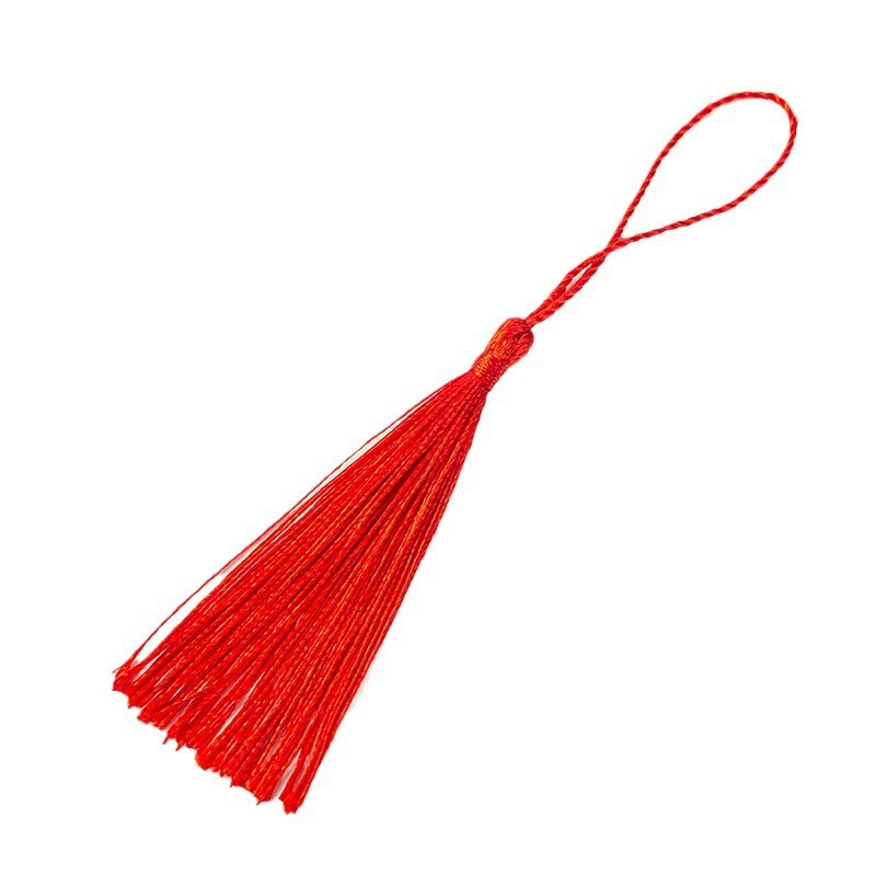 Pillow with tassels, hair accessory, festive flashlight