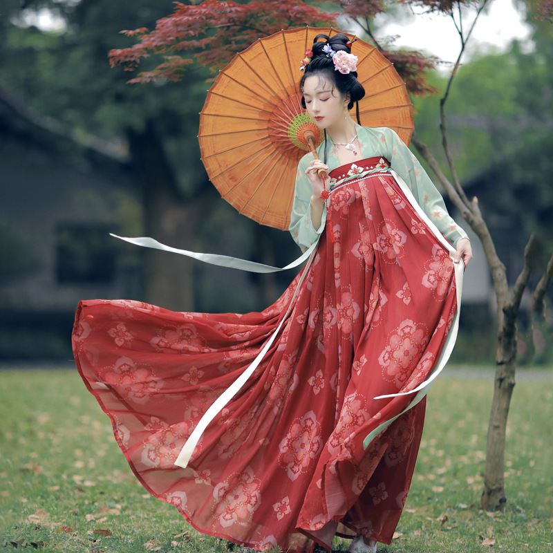 Tang Dynasty Hanfu Fairy dress for women chest Ru hanfu female skirt tang system improvement and elegant dust Chinese wind 