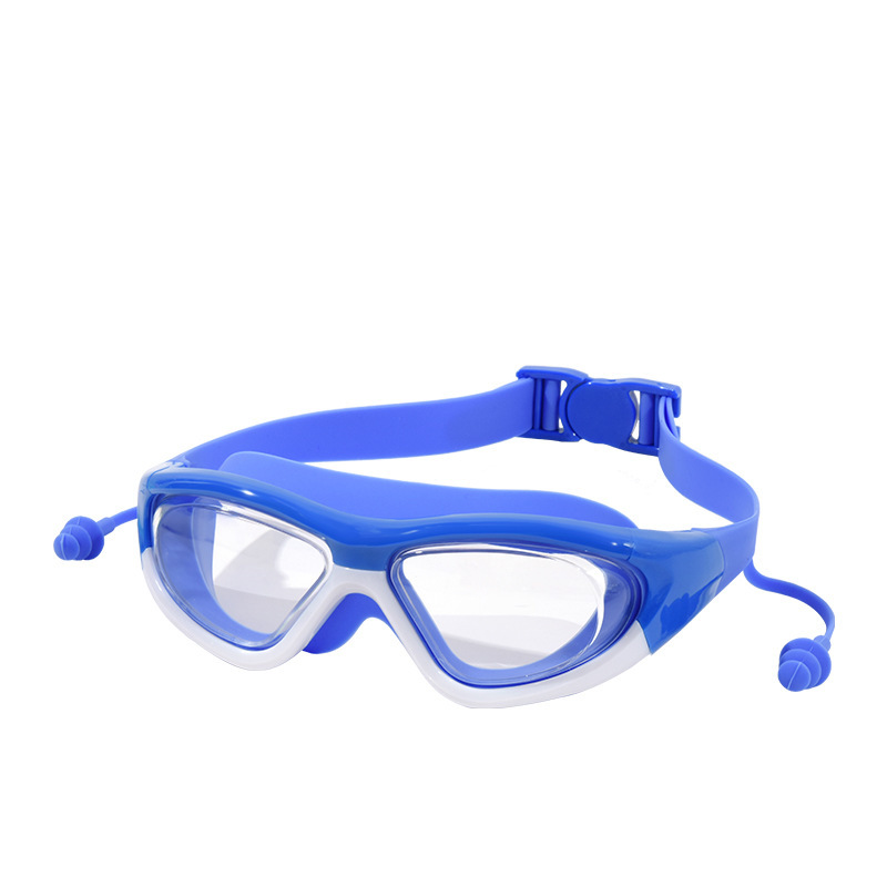 Gafas de Natación de Marco Grande para Niños de PC Impermeable para Natación y Buceo