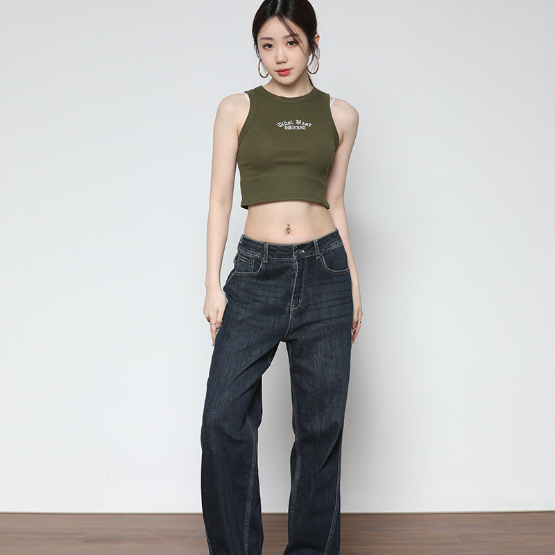 Mr Jiujiu Special Clearance Pants Weaving Process to Create Long Legs, Thick Straight Jeans, Non-Returnable and Non-Exchangeable