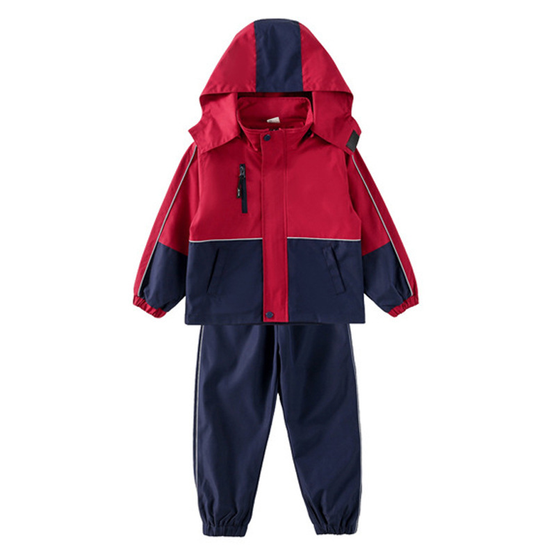 小学生校服冲锋衣套装春秋三合一外套幼儿园园服秋冬款男女生班服|undefined