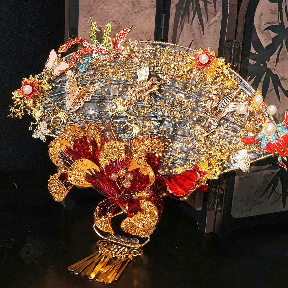 Materials set for bride, handmade, high-end, Chinese style