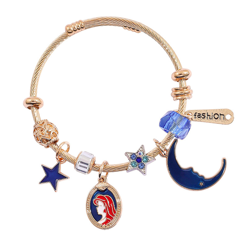 Cross-Border European and American Hot-Selling Cartoon Animation Cute Snow White Bracelet Fashion Creative Charm Alloy Jewelry Wholesale Cross-Border European and American Hot-Selling Cartoon Animation Cute Snow White Bracelet Fashion Creative Charm Alloy Jewelry Wholesale
