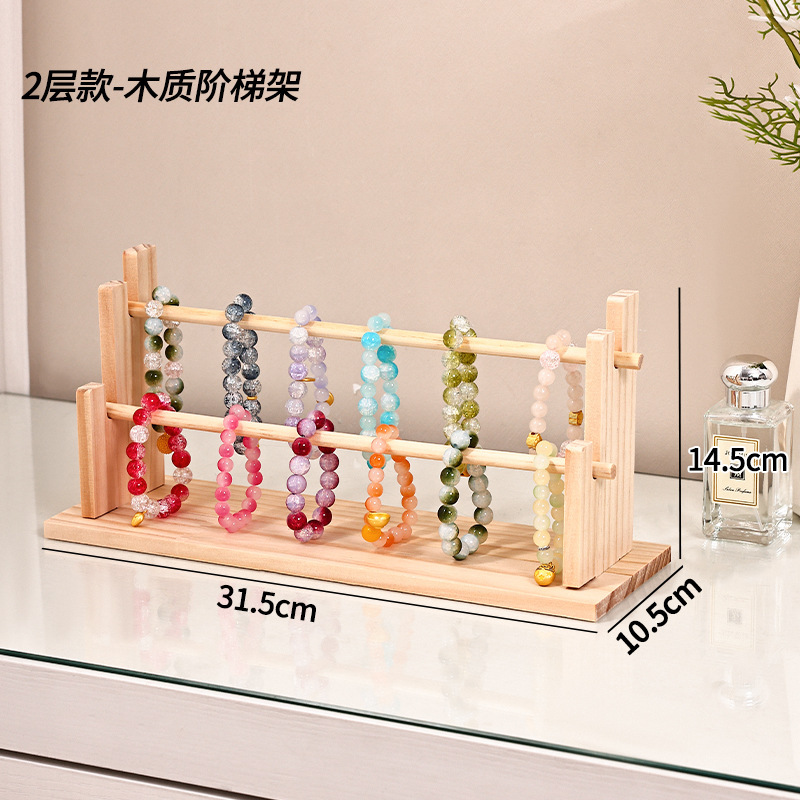 Two-story cylindrical display stand