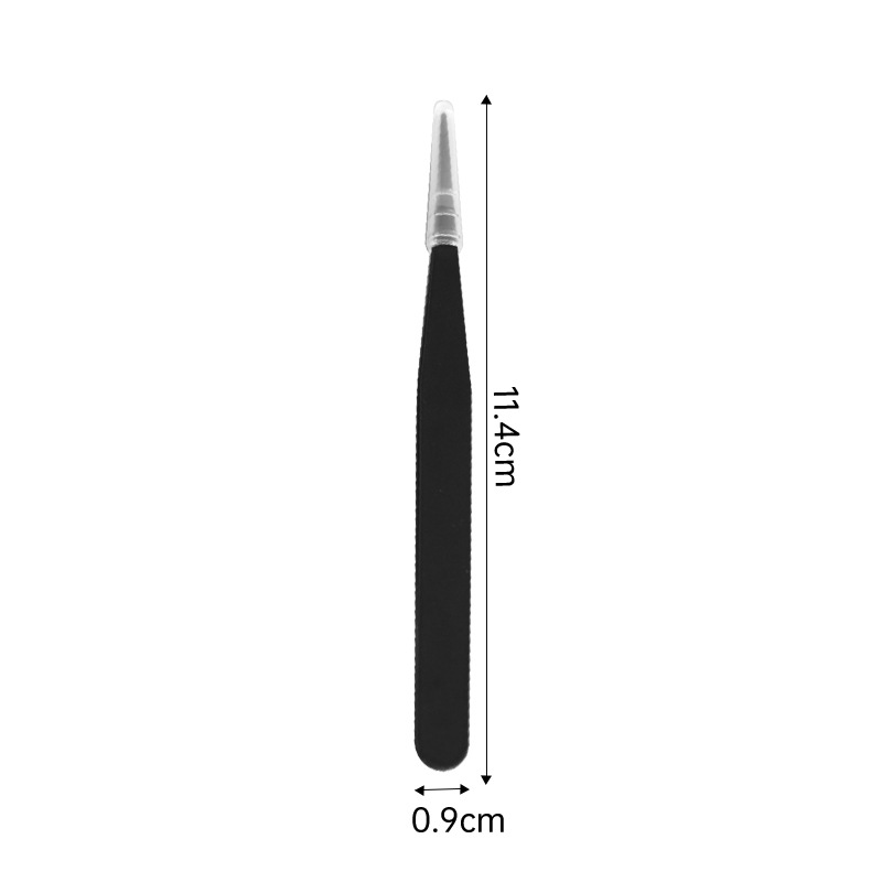 123mm pinzas de pestañas falsas sin pegamento coloridas pinzas de joyería punta herramientas de belleza de pestañas profesionales