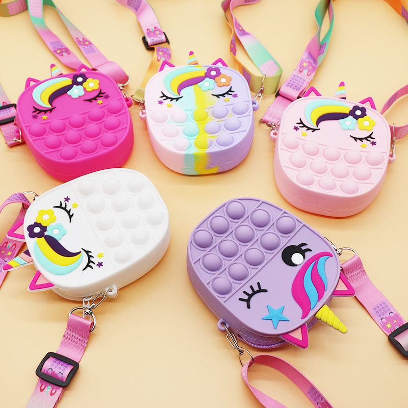 Ratón asesino Pioneer hombro bolsa de prensa lindo mensajero bolsa niños bebé cintura bolsa moda bolsa de silicona