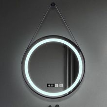 智能浮法玻璃浴室镜壁挂多功能三色光防雾设计三控调光时间显示亚