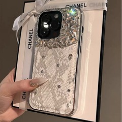 水ドリル蛇皮紋はリンゴ15携帯ケースiPhone14promax高級感13贅沢12転倒防止ケースを適用している