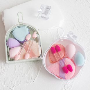 New Storage Box Beauty Egg Set Tool Wholesale Breathable Cute High Quality Powder Puff Gift Box