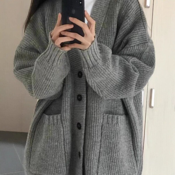 Colored autumn Japanese sweater