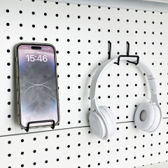 16/25/26穴板部品フック丸穴専用汎用金属収納棚携帯電話キーボードスタンド