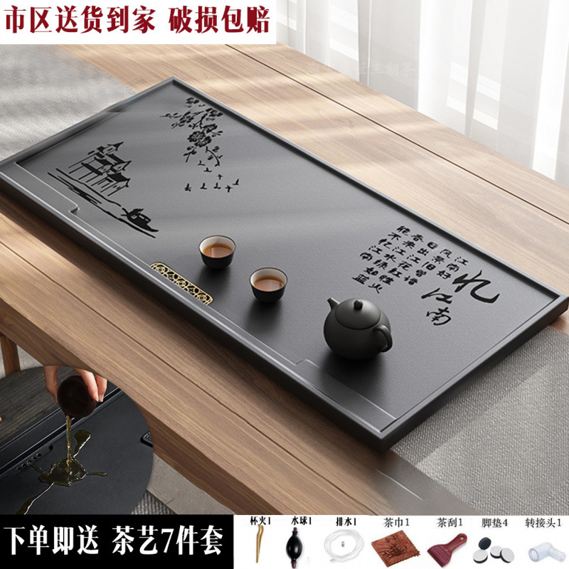 Oficina sala de estar mesa de té de piedra kung fu mesa de té de piedra natural mesa de té de alta calidad set de té