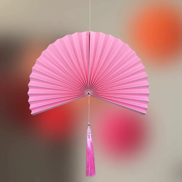 Pink half fan 40#