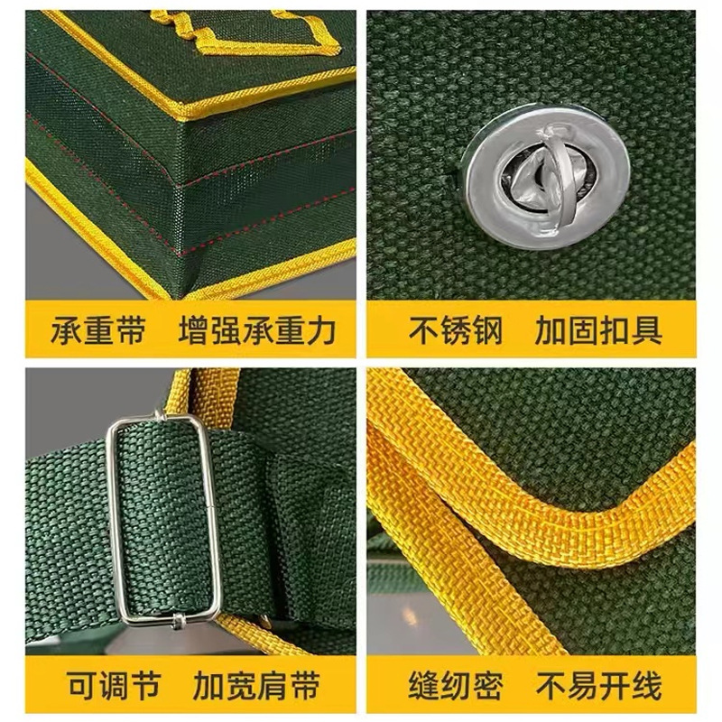 (2개) 전기 도구 키트 두꺼운 내마모성 다기능 대용량 저장 가방 옥스포드 천 캔버스 하드웨어 도구 키트