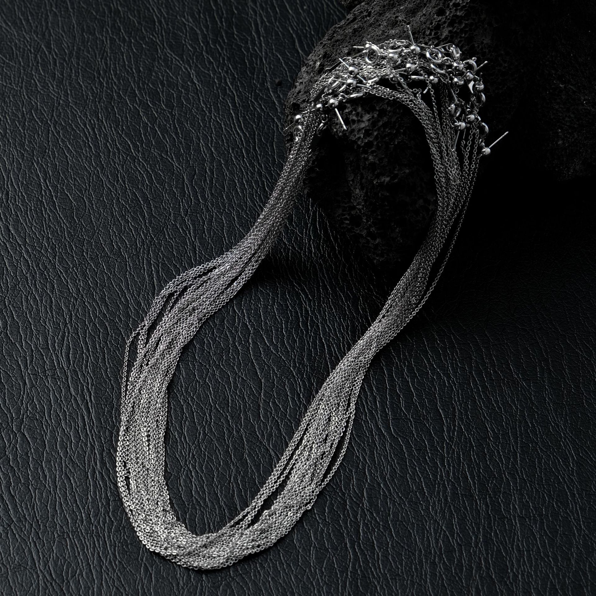 240g Weight Chain Jewelry Making Type Chain Necklace Classification cable chain, box chain Chain Type 1 Piece Quantity Copper Material Geometric Pattern All Seasons Season Plating Design Simple Style Style 1 Piece Copper Cable Chain Box Chain Chain Necklace Chain Simple Style Geometric 5