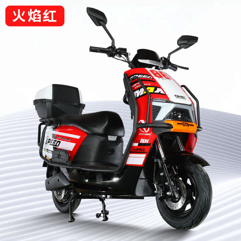 레드 컴포트 버전 60V 5 블랙 골드 그래핀 대형 배터리 - 22Ah 듀얼 디스크 브레이크 1500와트 배터리 수명 킹