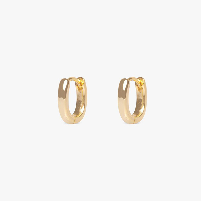 1 Pair Simple Style U Shape Copper Earrings display picture 4