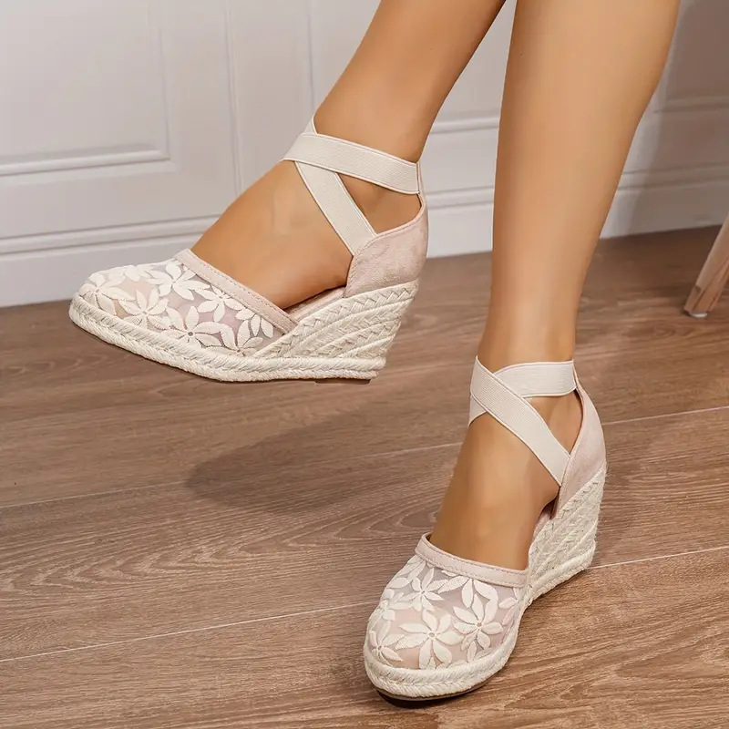 살구 자수 그물