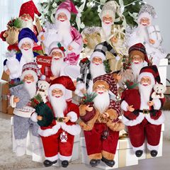 国境を越えたクリスマス12インチサンタクロース人形人形ショーウインドー装飾用品プレゼント
