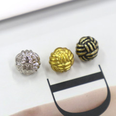 青衿金屬繩結線團扣中式中國風民族漢服唐裝旗袍紐扣服裝輔料diy