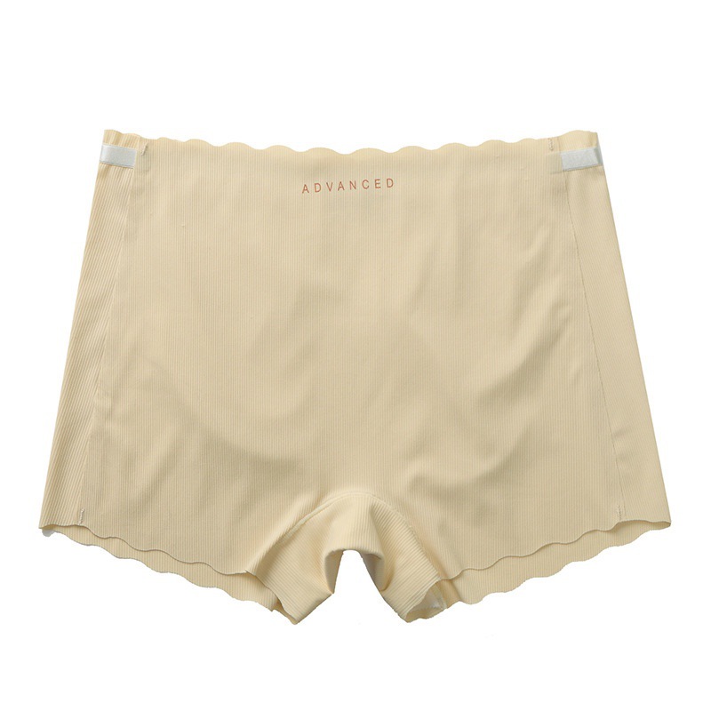 Pantalones de seguridad anti-exposición de las mujeres de seda de hielo sin costuras de verano fino no rizado de fondo Boxer dos en una ropa interior de las mujeres