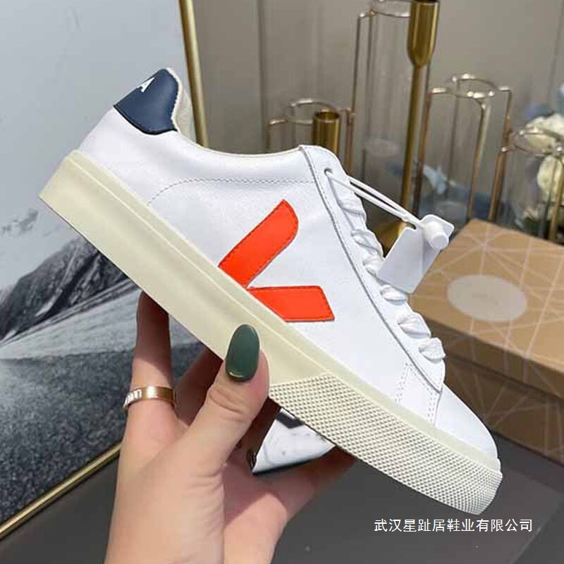 French Veja White Sneakers Celebrity Style Couple's Sports Casual Versatile Breathable Sneakers for Men and Women in Niche Melard Style French Veja White Sneakers Celebrity Style Couple's Sports Casual Versatile Breathable Sneakers for Men and Women in Niche Melard Style