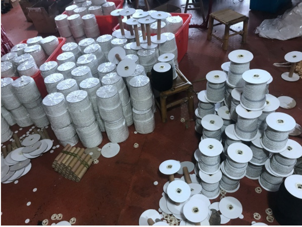 人造丝涤纶丝棉纱金银线两股绳三股绳四股绳