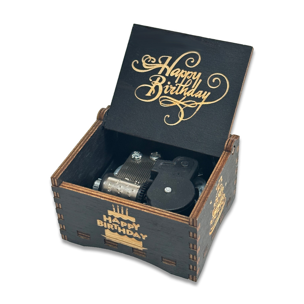 Crecer Music Box Caja de música de madera Suministro directo de fábrica, puestos, juguetes creativos, regalos