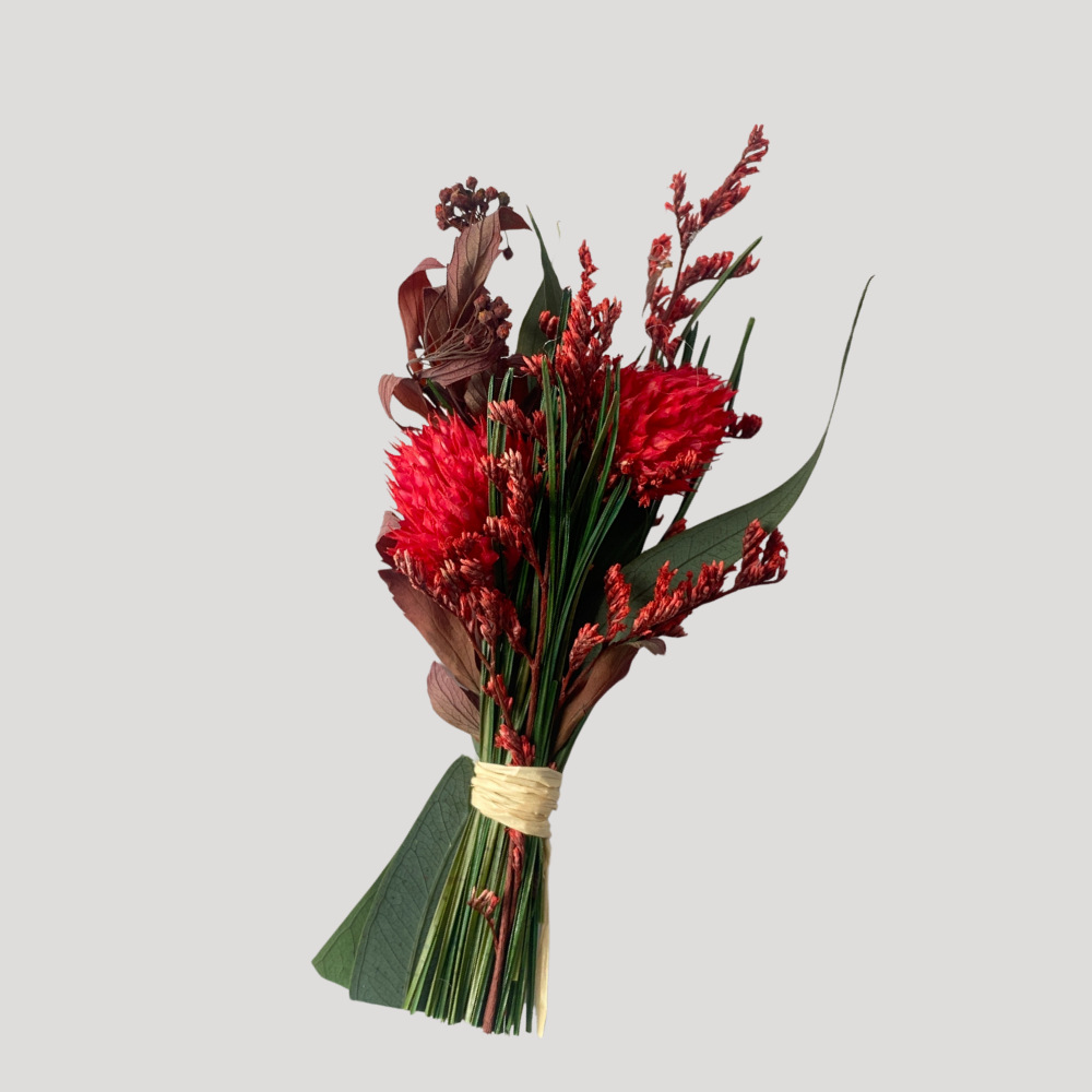 Mori Eternal Flower Mini Real Flower Dry Flower Ramo pequeño Accesorios Decoración hecha a mano Adornos de escritorio