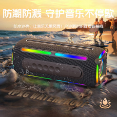 新しいファッション防水 40 ワット Bluetooth スピーカー IPX6 防滴防湿ポータブル屋外パーティービーチオーディオ卸売